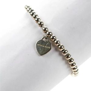 Tiffany & Co ball bead silver bracelet